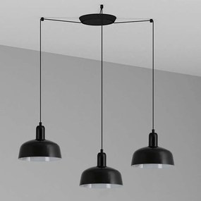 Lustra cu 3 pendule metal TATAWIN S neagra