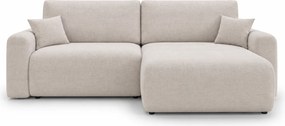 Coltar extensibil reversibil in forma de L NORDEN PAROS 250x140 cm, crem
