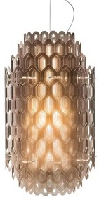 Lustra design Art Deco realizata manual Chantal Small Orange
