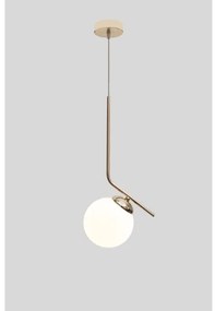 Lustră pe cablu FIRA 1xE27/60W/230V auriu