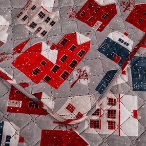 Cuvertura de pat WINTER COTTAGE, gri Dimensiune: 220 x 240 cm
