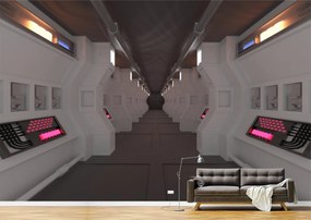Tapet Premium Canvas - Interiorul navei spatiale