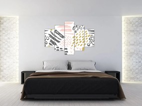 Tablou - Accidente vasculare cerebrale abstracte (150x105 cm)