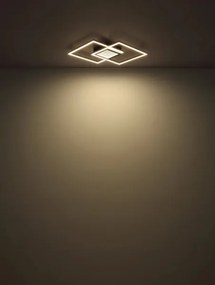 Globo 48468-32 - Plafonieră LED dimabilă SAUNDERS 32W/230V 42,6x42,6 cm