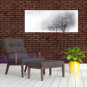 Tablou - Aleea de iarnă (120x50 cm)