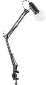 Lampă de masă cu clemă JUST LIGHT. 14773-18 TURN ME 1xE27/60W/230V negru