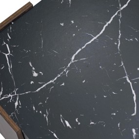 Măsuță de cafea cu design elegant, Negru | Aosom Romania