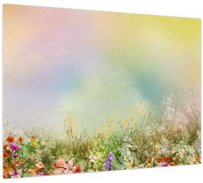 Tablou - Pajiște pictată 2 (70x50 cm)