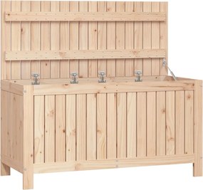 vidaXL Cutie de depozitare grădină, 115x49x60 cm, lemn masiv de pin