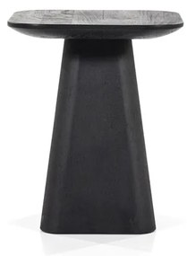 Masuta de cafea din lemn de mango Aron 40x40 cm neagra