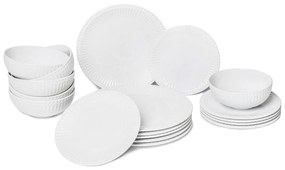 Set 18 vase de porțelan Bonami Essentials Purita, alb