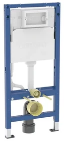 Rezervor incastrat Geberit Delta 100, h-112 cm adancime 12 cm si cadru cu actionare frontala