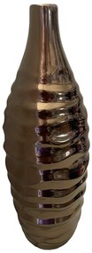 Vaza ceramica Janette 38cm, Maro auriu