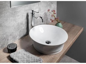 Baterie argintiu-lucios pentru chiuvetă înaltă Vienna – Sapho