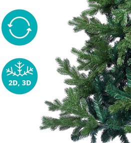 Brad artificial 3D, cu suport metalic-150 cm