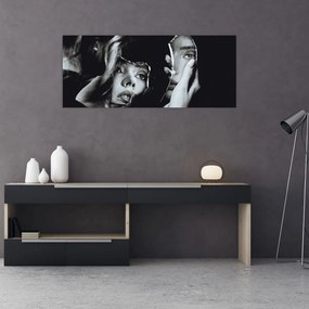 Tablou - Privind în oglindă (120x50 cm)