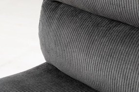 Set 2 scaune de bar Comfort catifea gri