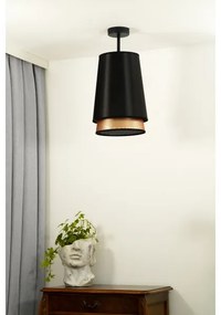 Lustră aplicată BELL Duolla SHINY 1xE27/15W/230V d. 25 cm negru/cupru