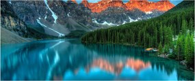 Tablou - Lac turcoaz (120x50 cm)