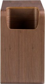 Masuta auxiliara cu spatiu pentru depozitare Walnut Wood