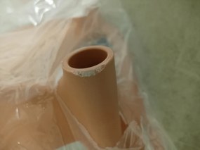 Reducere Scaun din plastic teracota KATO II. calitate.