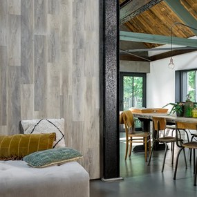 WallArt Panouri perete aspect de lemn, decolorat, stejar tip hambar 15, white wash