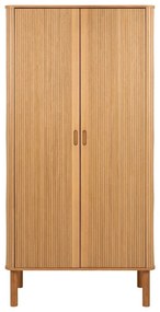 Șifonier în culoare naturală cu aspect de lemn de stejar 100x200x55 cm Langley – Actona