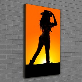Print pe pânză Figura cowgirls