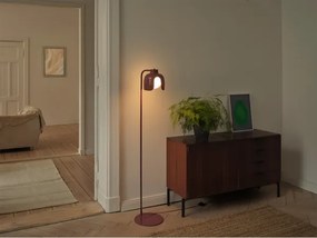 Osram - Lampă de podea DECOR COROLLE 1xE27/15W/230V roșie