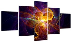 Tablou abstract  (125x70 cm), în 40 de alte dimensiuni noi