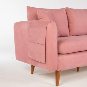Canapea Fixa cu 3 locuri Eftal, 215 x 91 x 85 cm