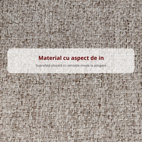 HOMCOM Set 2 Scaune de Bar cu Spătar și Suport pentru Picioare, Acoperire din Material Textil și Picioare din Oțel, Gri | Aosom Romania