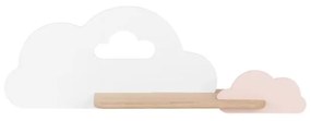 Aplica de perete CLOUD 5W LED IQ KIDS Alb+Roz