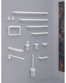 Gedy - Suport pentru hârtie igienică PIRENEI, alb mat