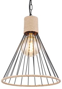Lustră pe lanț Globo 15676H1 HALIA 1xE27/60W/230V