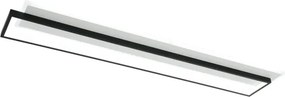 Brilagi - Plafonieră LED dimabilă OUTLINE LED/90W/230V 18x100 cm alb/negru +telecomandă
