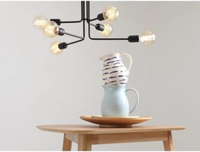 Candelabru metalic negru cu 6 becuri Vanwerk 63 Custom Form