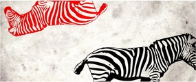 Tablou - Zebre (120x50 cm)