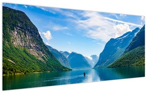 Tablou - Lacul Lovatnet (120x50 cm)