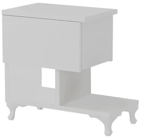 Măsuță de noptieră Cast White
