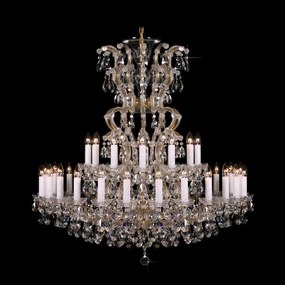 Lustra Maria Theresa cu 37 brate, cristal Bohemia L14 304/37/1-A