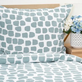 Lenjerie de pat 4Home Stone bumbac creponat, 140 x 200 cm, 70 x 90 cm
