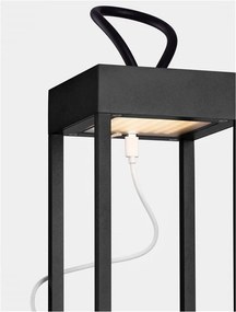 Lampa decorativa de exterior LED portabila LUCIA negru