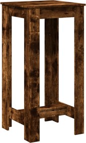 vidaXL Masă de bar, stejar fumuriu, 51x50x103,5 cm, lemn prelucrat