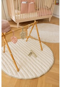 Saltea de joacă pentru copii verde/crem Bamboo Leaf – Lorena Canals