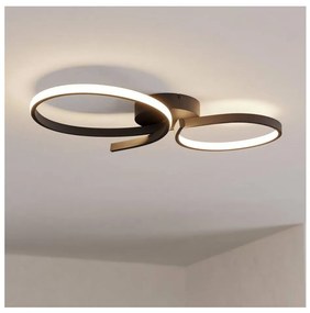 Plafonieră LED Eglo 901266 SERPINS LED/21W/230V 3000K negru