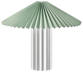 Veioză argintie-verde salvie cu intensitate reglabilă cu abajur textil (înălțime 36 cm) Taite – Blomus