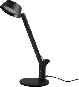Veioză negru-mat LED cu intensitate reglabilă (înălțime 40 cm) Ava – Trio