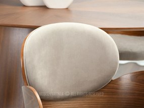Scaun Aimee K (bej + nuc). 1110883