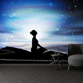 Fototapet - Femeia meditând (147x102 cm)